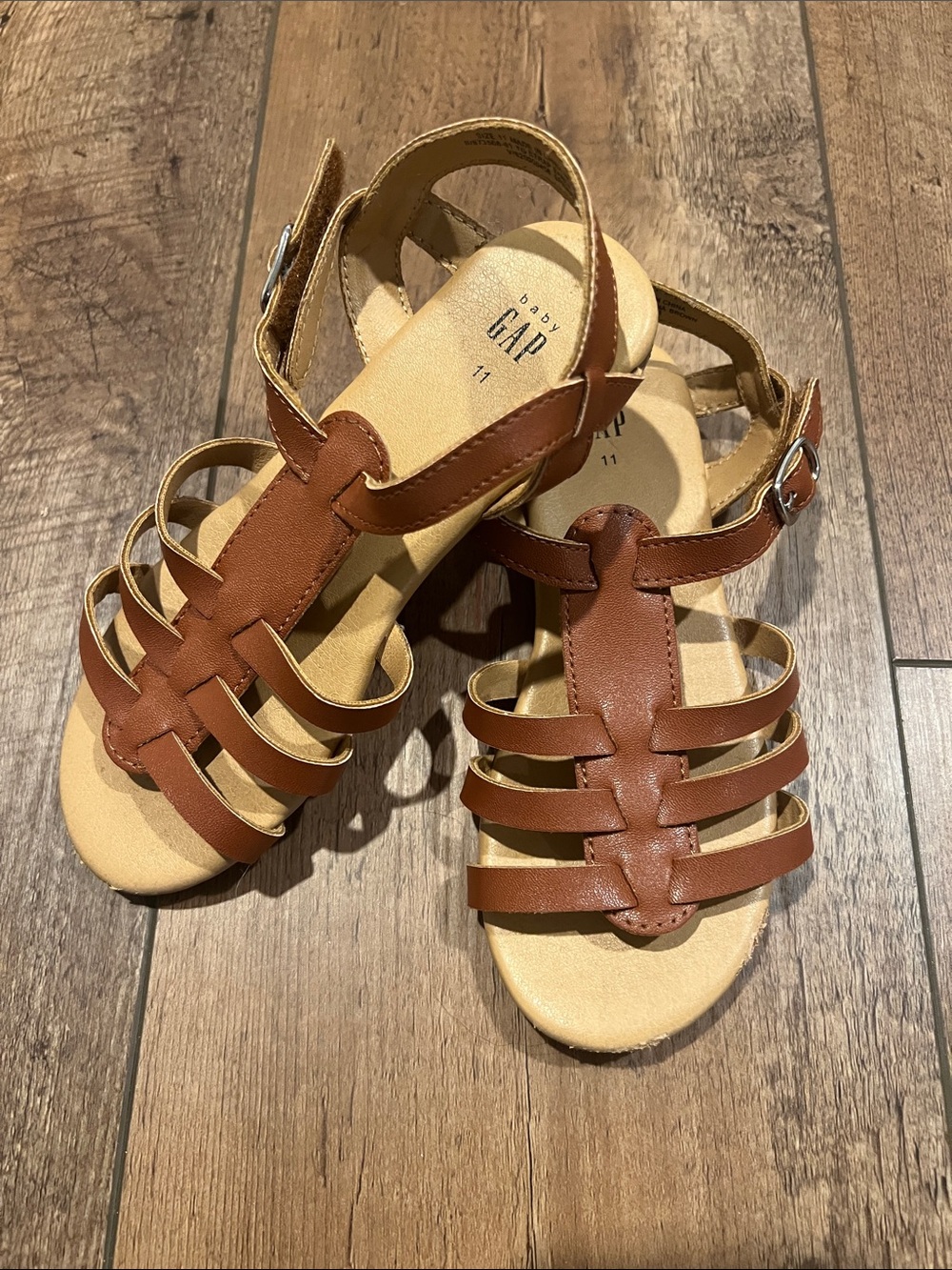 Baby Gap Toddler Girl Strappy Sandals, size 11